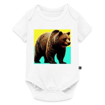 ours - Body à manches courtes Premium Bébé - blanc - Devant