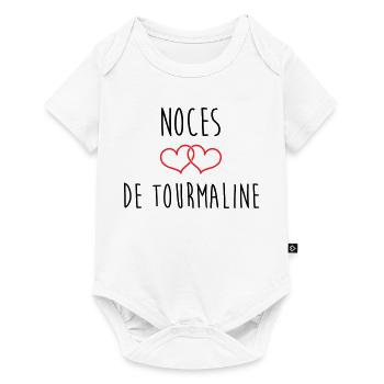 Tourmaline Wedding 52 years of marriage - Baby Premium short-sleeve bodysuit - white - Front