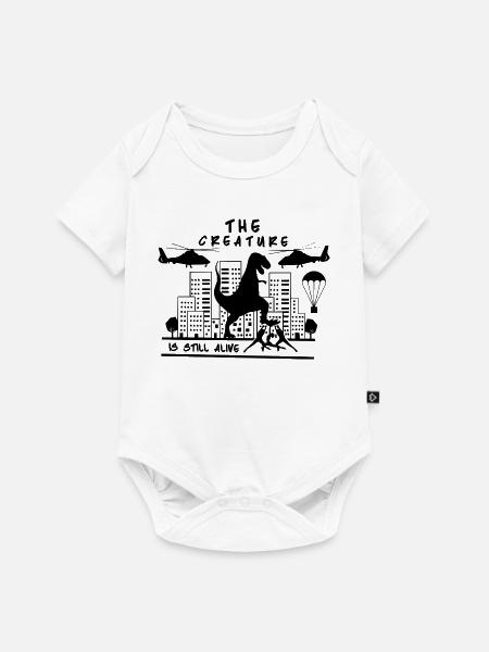 The Creature is still alive - Baby Premium Kurzarmbody - Weiß