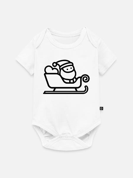 Santa's Schlitten - Baby Premium Kurzarmbody - Weiß