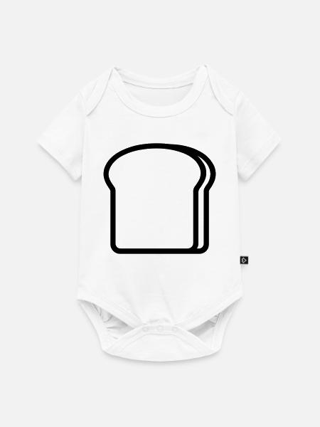 Toast - Baby Premium Kurzarmbody - Weiß