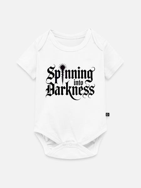 Spindel Design Typography - Baby Premium Kurzarmbody - Weiß
