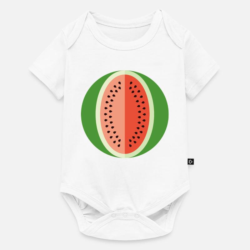 pastèque - Body à manches courtes Premium Bébé - blanc