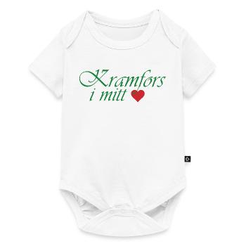 Kramfors in my heart - Baby Premium short-sleeve bodysuit - white - Front