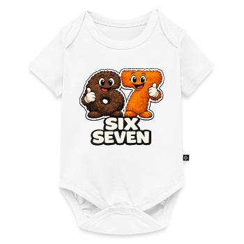 67 Six Seven Meme Monkey Viral Trend - Baby Premium short-sleeve bodysuit - white - Front