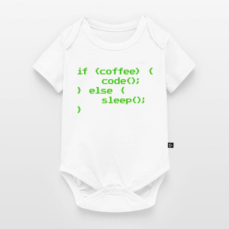 Kein Kaffee Kein Code Programmierer Informatiker Baby Premium Kurzarmbody