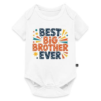 Best Big Brother Ever - Baby Premium short-sleeve bodysuit - white - Front