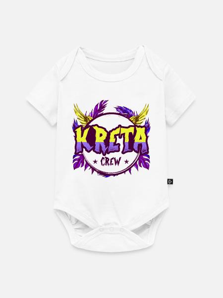 Kreta Crew Bunt - Baby Premium Kurzarmbody - Weiß