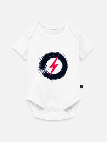 Digital Freedom - Retro Future Art - Baby Premium Kurzarmbody - Weiß
