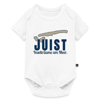 Juist -  Inselträume am Meer - Baby Premium Kurzarmbody - Weiß - Vorne