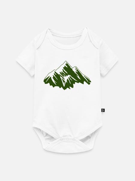berge - Baby Premium Kurzarmbody - Weiß