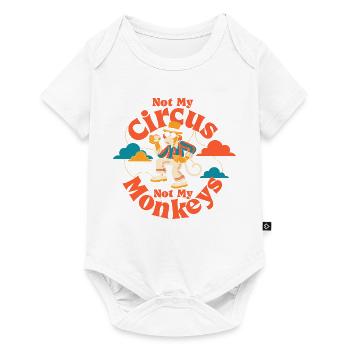 Not my circus, not my monkeys - Baby Premium short-sleeve bodysuit - white - Front