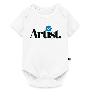 Verified Artist Funny - Baby Premium short-sleeve bodysuit - white - Front