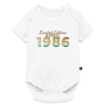 40th Birthday Limited Edition (SCR) 04/1986 - Baby Premium short-sleeve bodysuit - white - Front