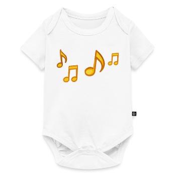Sunny Notes Illustration - Baby Premium short-sleeve bodysuit - white - Front