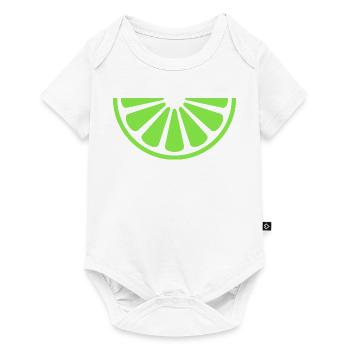 Lime slice - Baby Premium short-sleeve bodysuit - white - Front