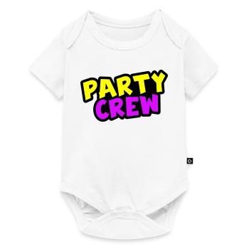 Party Crew - Baby Premium short-sleeve bodysuit - white - Front