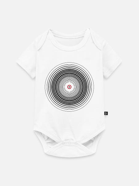 Vinyl - Baby Premium Kurzarmbody - Weiß