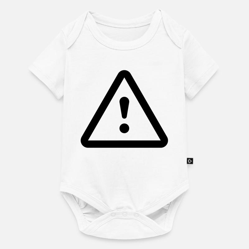 Danger Attention Danger - Body à manches courtes Premium Bébé - blanc