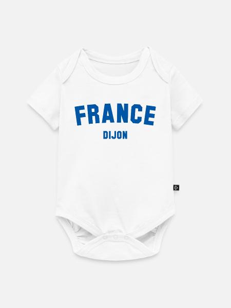 Dijon France Frankreich - Baby Premium Kurzarmbody - Weiß