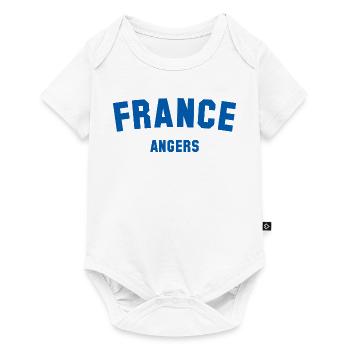 Angers, France, France - Baby Premium short-sleeve bodysuit - white - Front
