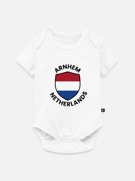 Arnheimer Schild Niederlande - Baby Premium Kurzarmbody - Weiß