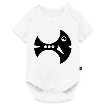 Illustration du poisson faucille Poisson fantastique - Body à manches courtes Premium Bébé - blanc - Devant