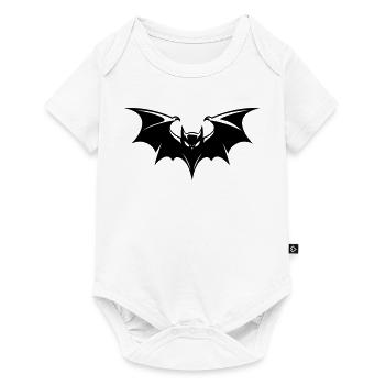 Bat Gothic Logo - Baby Premium short-sleeve bodysuit - white - Front