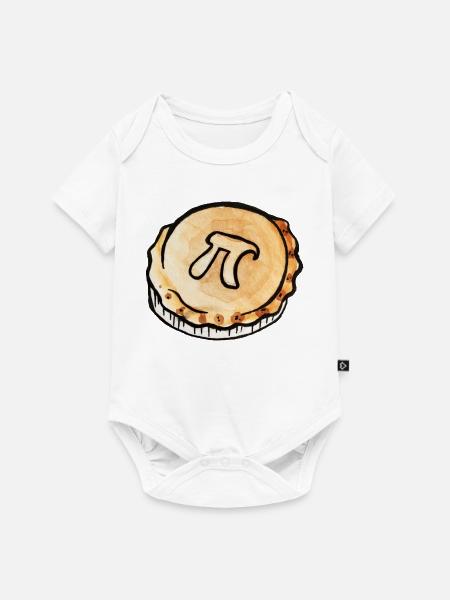 Pi Pie Grafik-Tee - Baby Premium Kurzarmbody - Weiß