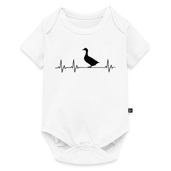 Duck - Ducks - Duck Breeder - Love - Baby Premium short-sleeve bodysuit - white - Front