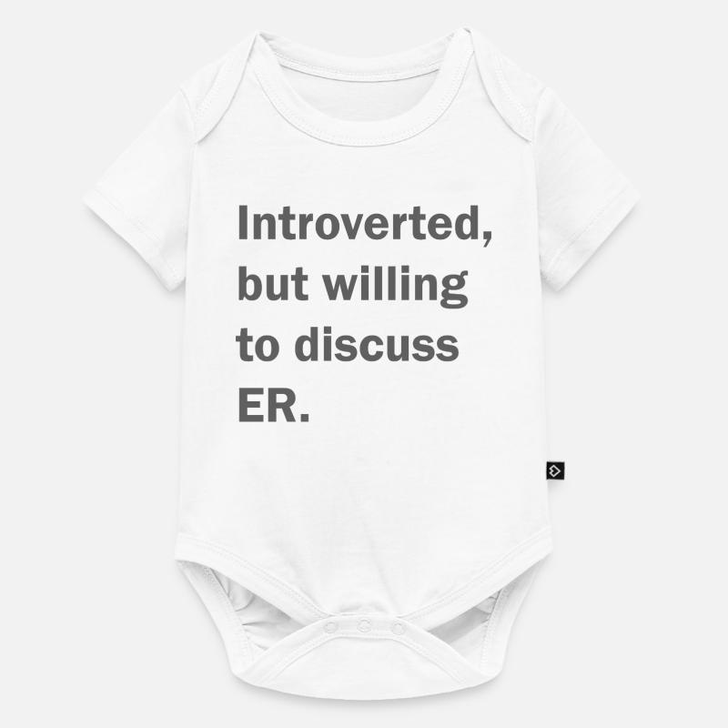 ER - Body à manches courtes Premium Bébé - blanc