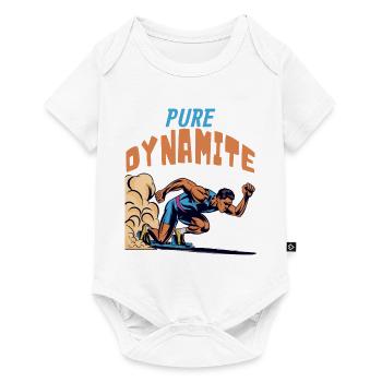 Sprinter: Pure Dynamite - Baby Premium Kurzarmbody - Weiß - Vorne
