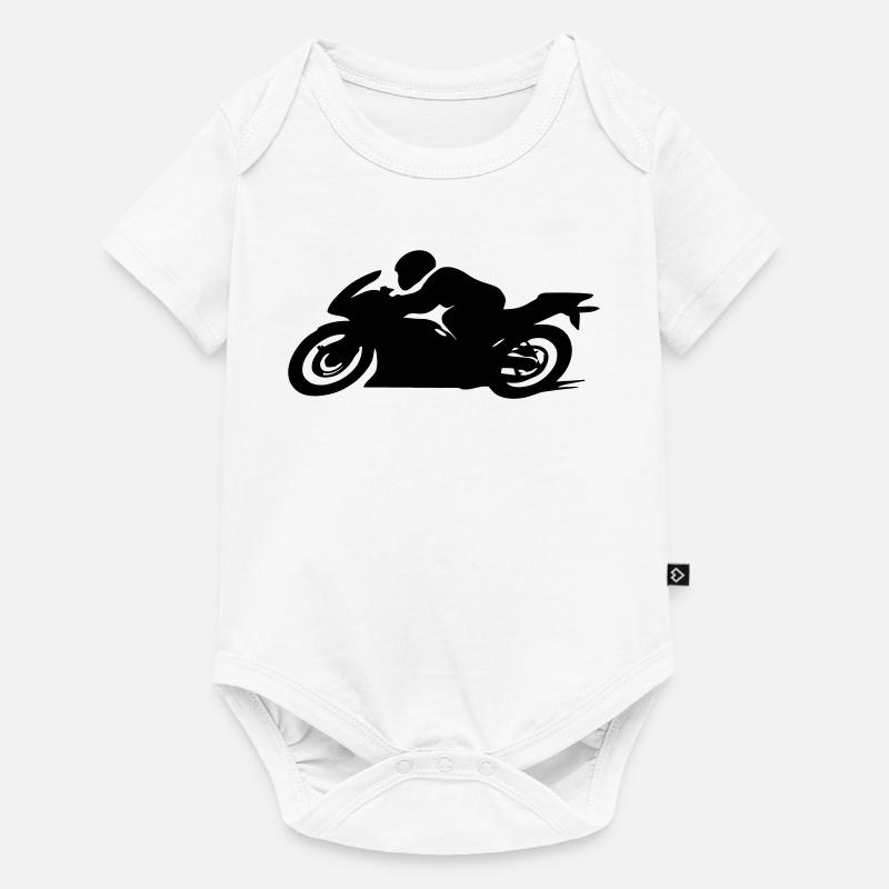 motocyclette - Body à manches courtes Premium Bébé - blanc