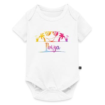 Tropical Beach Groove - Baby Premium short-sleeve bodysuit - white - Front