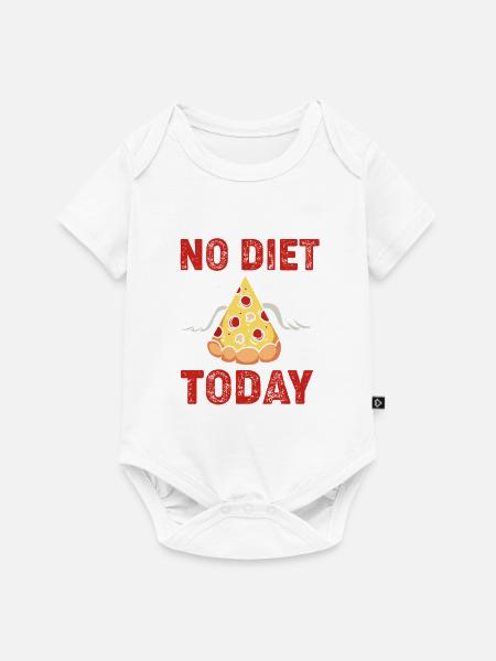 Nahrungsmittel Ernährung Lebensmittel - Baby Premium Kurzarmbody - Weiß