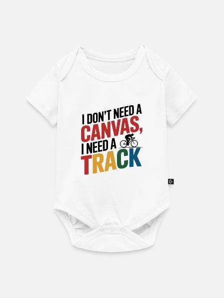 Künstlerischer Kreislauffluss - Baby Premium Kurzarmbody - Weiß