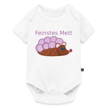 Der Mettigel: Feinstes Mett! (Nr.2) - Baby Premium Kurzarmbody - Weiß - Vorne