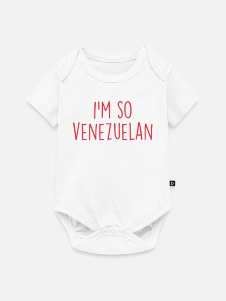 I'm so Venezuelan Venezuela - Baby Premium Kurzarmbody - Weiß
