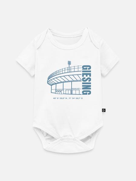 Stadion Print Grünwalder - Baby Premium Kurzarmbody - Weiß