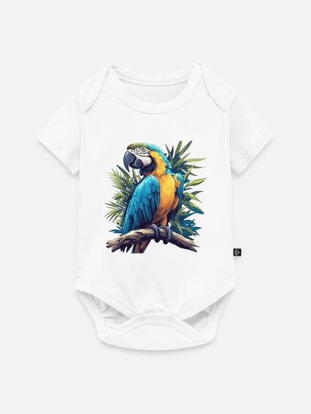 Aras Ara - Baby Premium Kurzarmbody - Weiß