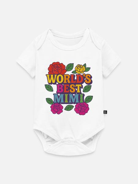 Die beste Mutter der Welt - Baby Premium Kurzarmbody - Weiß