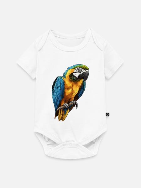 Aras Ara - Baby Premium Kurzarmbody - Weiß