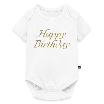 Bon anniversaire - Body à manches courtes Premium Bébé - blanc - Devant