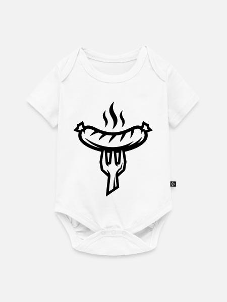 Wurst Bratwurst - Baby Premium Kurzarmbody - Weiß