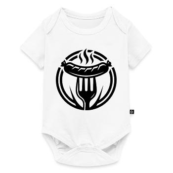 Sausage Bratwurst Icon - Baby Premium short-sleeve bodysuit - white - Front