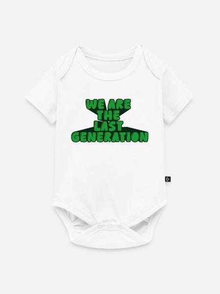 Wir sind die letzte Generation - Baby Premium Kurzarmbody - Weiß