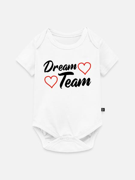 Dream Team - Baby Premium Kurzarmbody - Weiß
