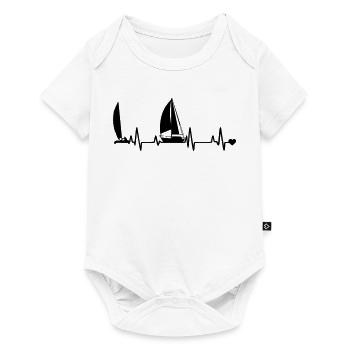Voile - Body à manches courtes Premium Bébé - blanc - Devant