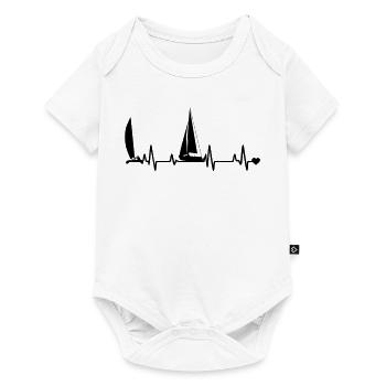 Voilier - Body à manches courtes Premium Bébé - blanc - Devant