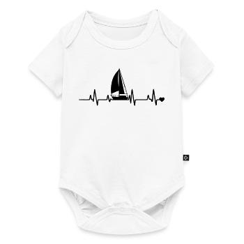 Voilier - Body à manches courtes Premium Bébé - blanc - Devant